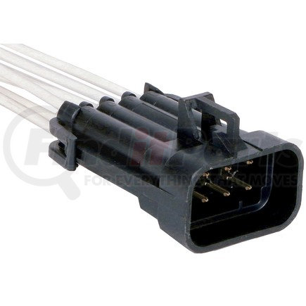 PT443 by ACDELCO - 8-Way Male Black Multi-Purpose Pigtail