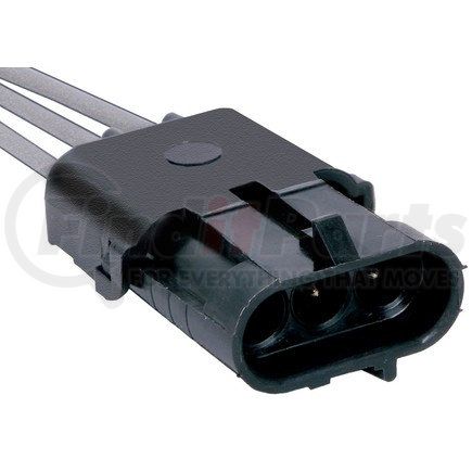 PT643 by ACDELCO - 3-Way Male Black Multi-Purpose Pigtail