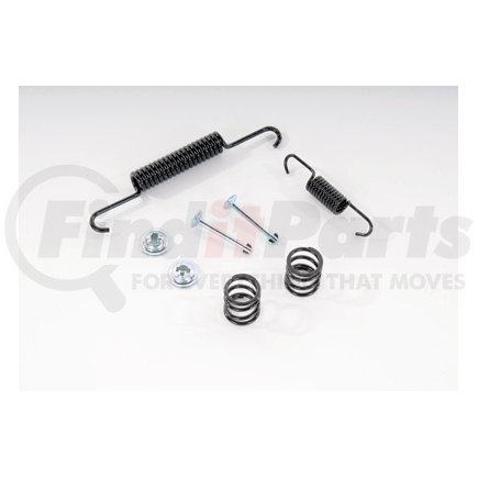 179-2246 by ACDELCO - Rear Parking Brake Hold Down Spring Kit with Springs, Pins, and Retainers
