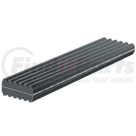 5DK610 by ACDELCO - Professional™ Serpentine Belt - Double Sided, V-Ribbed