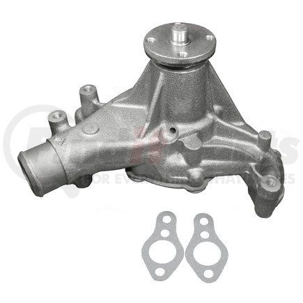 252-595 by ACDELCO - Engine Water Pump - Aluminum, Steel Impeller, Standard Rotation, with Gasket