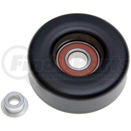 38042 by ACDELCO - A/C Idler Pulley - with 10 mm Bushing