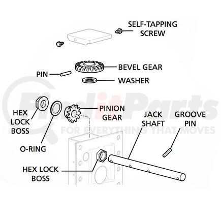 RK-11442 by SAF-HOLLAND - Bevel and Pinion Gear Kit