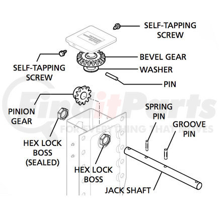 RK-11682 by SAF-HOLLAND - REPAIR KT BEVEL