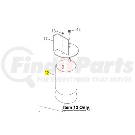 R-B-14249 by HENDRICKSON - Air Suspension Spring