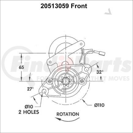 20513059 by LEECE NEVILLE - Starter Motor