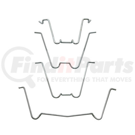 C7013 by UNITED PACIFIC - Headlight Rim Clips - for 1953-1954 Chevrolet Corvette/1947 GMC CC100