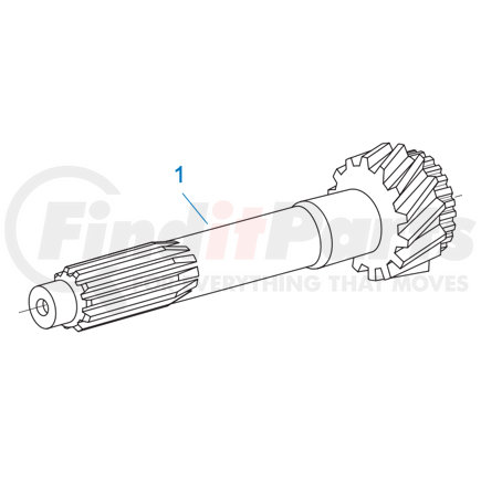 3315536 by FULLER - Fuller® - CL450/FS4005 Input Shaft