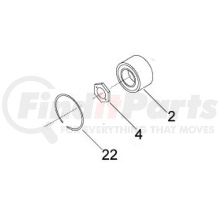 995550 by HORTON - DM Advantage Fan Clutch Bearing
