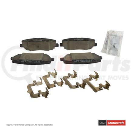 BRF1523 by MOTORCRAFT - PAD - BRAKE