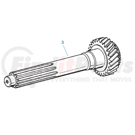 4304540 by FULLER - Fuller® - FS6406 Input Shaft