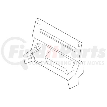 GM 89043329 PANEL R SEAT BK CUSH FIL R