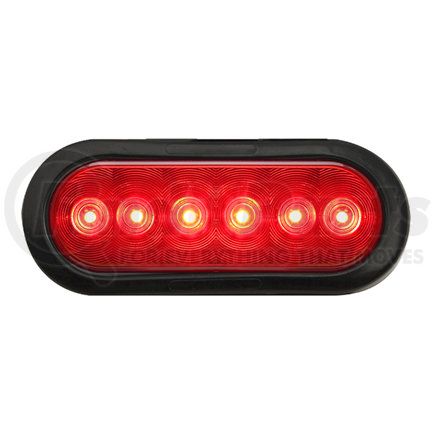 STL12RK4B by OPTRONICS - Red recess mount stop/turn/tail light kit with A70GB grommet