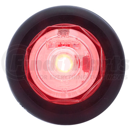 MCL10RCKB by OPTRONICS - Clear lens red 3/4” LED non-directional marker/clearance light