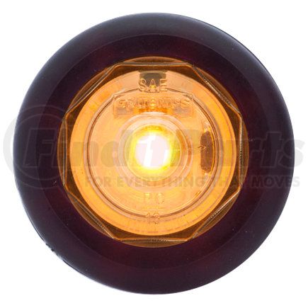 MCL10ACKA12B by OPTRONICS - Clear lens yellow 3/4” LED non-directional marker/clearance light