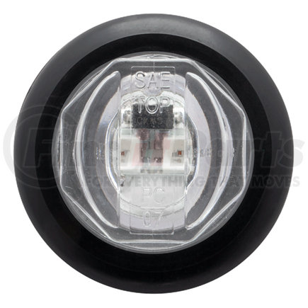 MCL11CAKPG by OPTRONICS - Clear lens yellow 3/4" PC rated marker/clearance light with grommet
