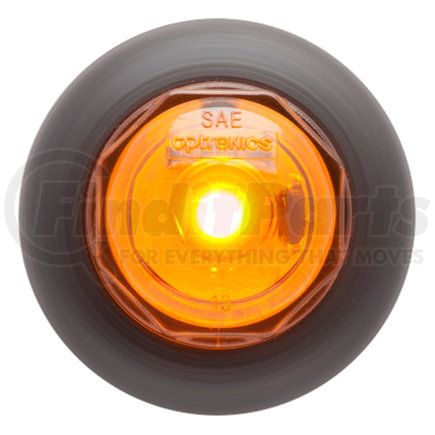 MCL10AKL18JPG by OPTRONICS - Yellow 3/4” LED non-directional marker/clearance light with grommet