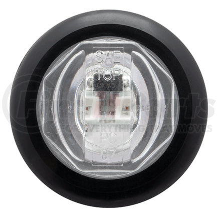 MCL11CRKPG by OPTRONICS - Clear lens red 3/4" PC rated marker/clearance light with A11GB grommet