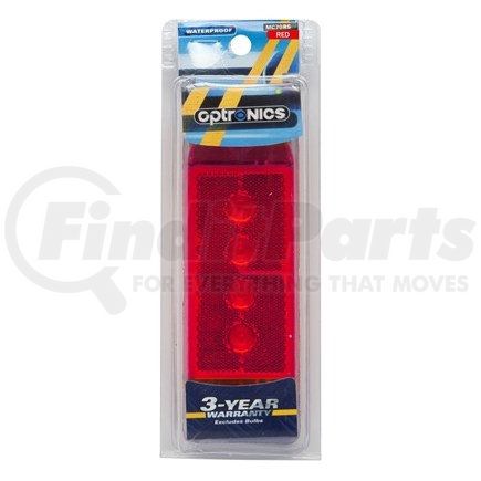 MC70RS by OPTRONICS - Retail pack: Red surface mount marker/clearance light with reflex