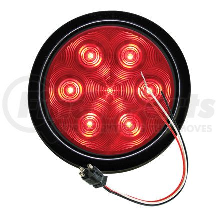 STL13RKB by OPTRONICS - Red stop/turn/tail light kit with A45GB grommet and A45PB plug