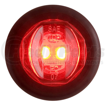 MCL11RKPVG by OPTRONICS - Red 3/4" PC rated marker/clearance light with sealed grommet