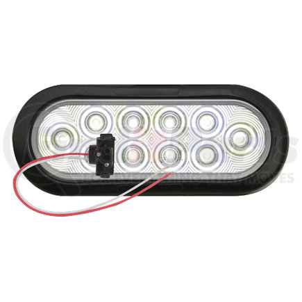 BUL74CBK by OPTRONICS - 10-LED 6" utility light with A70GB grommet and A49PB pigtail