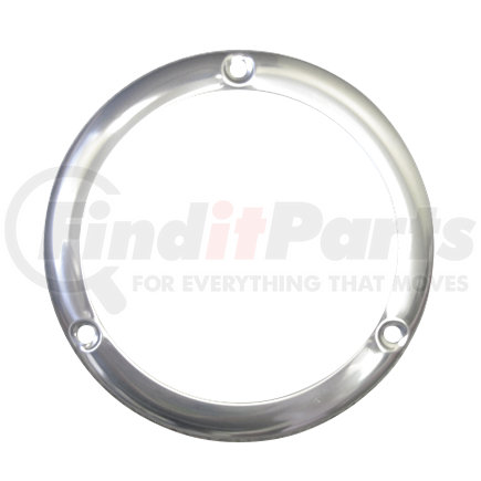 A101TRSSB by OPTRONICS - Stainless steel trim ring for STL/BUL101 flange mount lights
