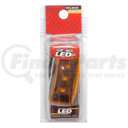MCL85AS by OPTRONICS - Retail pack: Surface mount yellow marker/clearance light