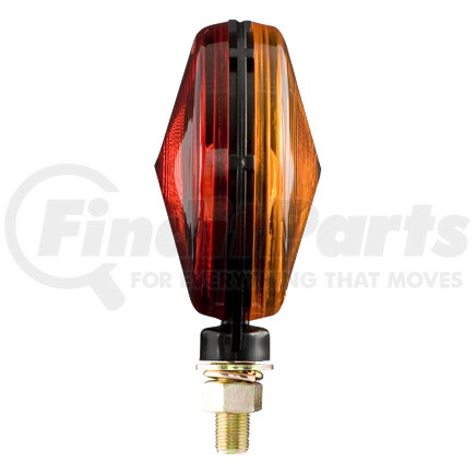 ST52RB by OPTRONICS - Red/yellow dual face pedestal mount stop/turn/tail light