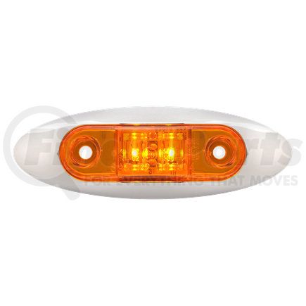 MCL15AKPG by OPTRONICS - Kit: Yellow marker/clearance light with chrome trim ring