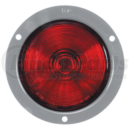 ST47RB by OPTRONICS - Red stop/turn/tail light sealed to gray mounting flange