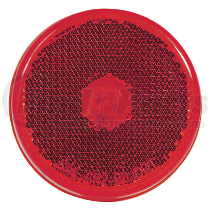 MC57RB by OPTRONICS - Side Marker Light - 2.5" Red Recess Mount Marker/Clearance Light With Built-In Reflex