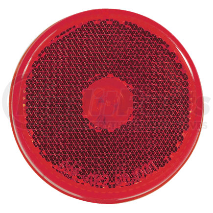 MC57RB by OPTRONICS - 2.5" red recess mount marker/clearance light with built-in reflex