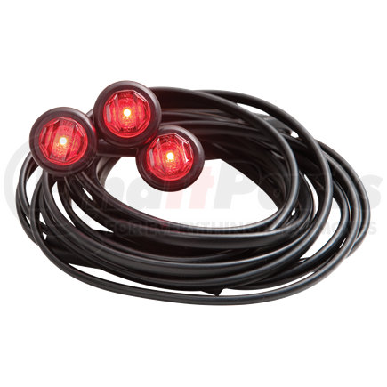 MCL22RK4B by OPTRONICS - Red identification light kit with (3) red MCL12 lights