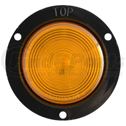 MC56AB by OPTRONICS - 2.5" yellow recess flange mount marker/clearance light