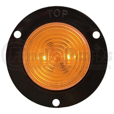 MCL527AFB by OPTRONICS - Yellow 2.5" recess flange mount marker/clearance light