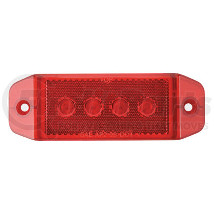 MC70RB by OPTRONICS - Red surface mount marker/clearance light with reflex