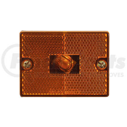 MC36AB by OPTRONICS - Yellow stud mount marker/clearance light with reflex
