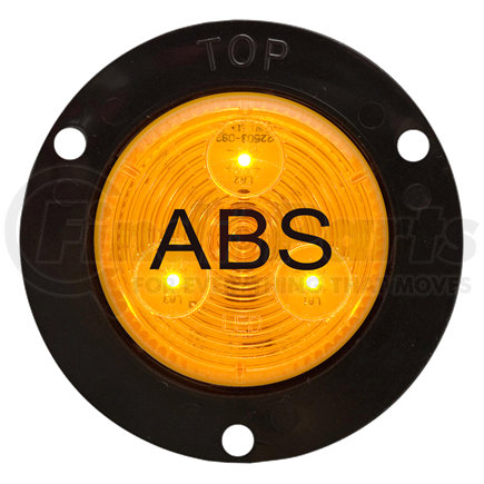 MCL505ABSB by OPTRONICS - Yellow 2" recess flange mount marker/clearance light
