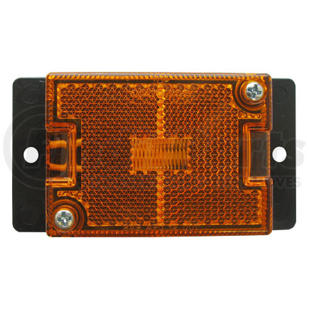 MC35AEB by OPTRONICS - Yellow ear mount marker/clearance light with reflex