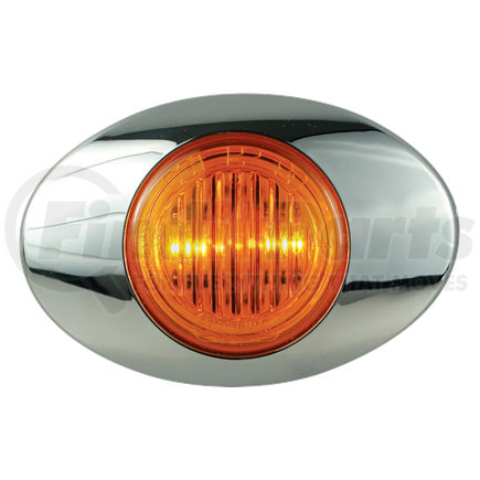 212235 by OPTRONICS - Kit: 2-LED yellow marker/clearance light with bezel