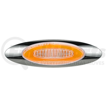 11212706P by OPTRONICS - Kit: 6-LED clear lens yellow marker/clearance light