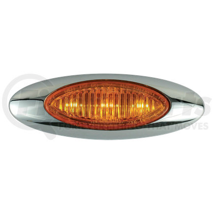 00212704P by OPTRONICS - Kit: 3-LED yellow marker/clearance light with bezel