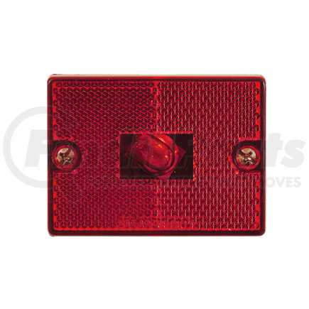 MC36RB by OPTRONICS - Red stud mount marker/clearance light with reflex