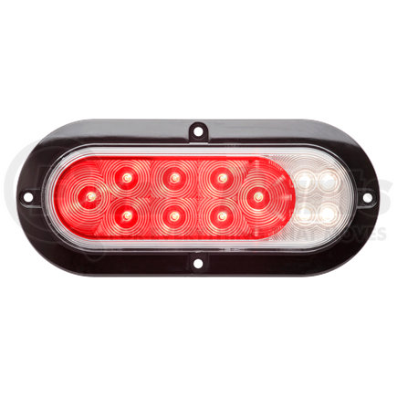 STL211XRFHPG by OPTRONICS - 6-in surface mount light with red and clear lens
