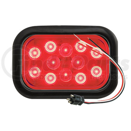 STL34RB by OPTRONICS - Red stop/turn/tail light kit with A33GB grommet