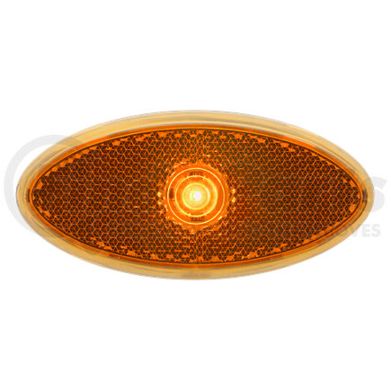 MCL0030ABB by OPTRONICS - Marker Light - Yellow LED, Oval, Surface Mount, 12V, Hard Wired