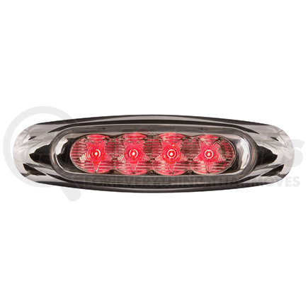MCL19CRB by OPTRONICS - 4-LED clear lens red marker/clearance light