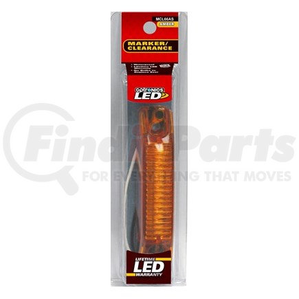 MCL66AS by OPTRONICS - Retail pack: Yellow marker/clearance light