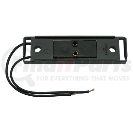 A68PB by OPTRONICS - Kit: A65B black bracket & A68P 2-wire plug